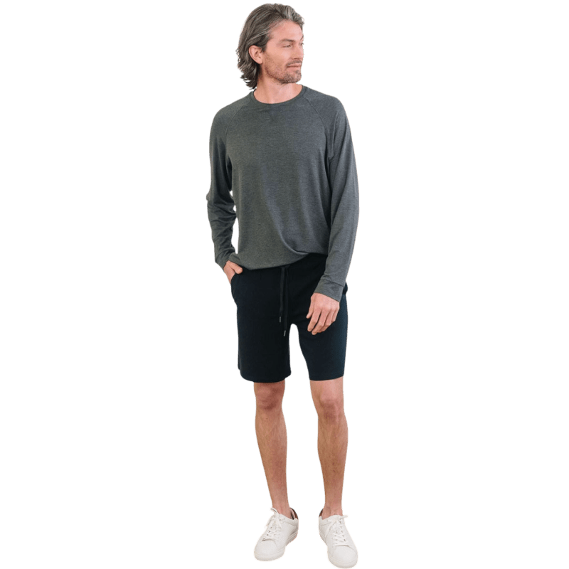 Cozy Earth Men's Bamboo Stretch-Knit Long Sleeve - T-Shirts - SwagWear