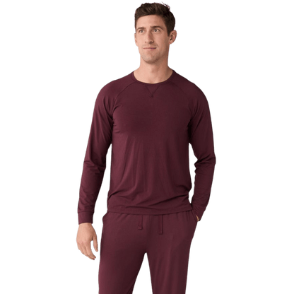 Cozy Earth Men's Bamboo Stretch-Knit Long Sleeve - T-Shirts - SwagWear