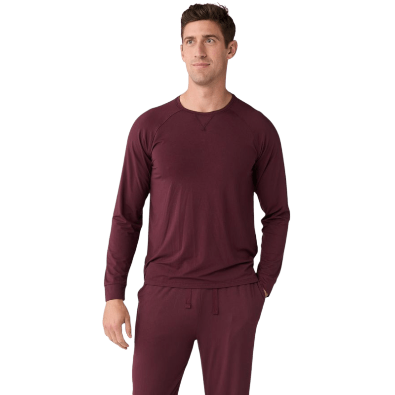 Cozy Earth Men's Bamboo Stretch-Knit Long Sleeve - T-Shirts - SwagWear