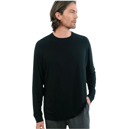 Cozy Earth Men's Bamboo Stretch-Knit Long Sleeve - T-Shirts - SwagWear