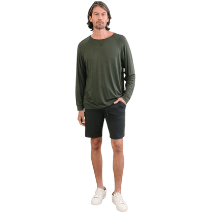 Cozy Earth Men's Bamboo Stretch-Knit Long Sleeve - T-Shirts - SwagWear