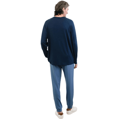 Cozy Earth Men's Bamboo Stretch-Knit Long Sleeve - T-Shirts - SwagWear