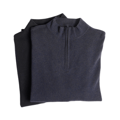 Cozy Earth Men's Quarter Zip Sweater - Sweaters - SwagWear