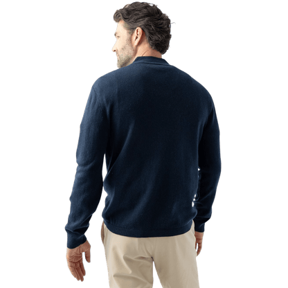Cozy Earth Men's Quarter Zip Sweater - Sweaters - SwagWear
