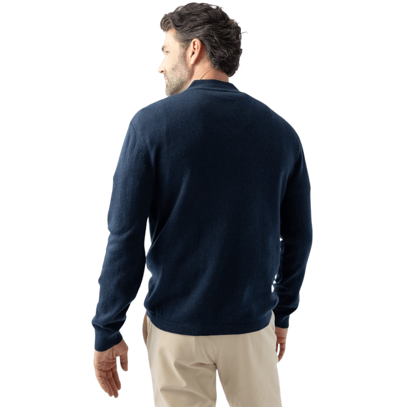 Cozy Earth Men's Quarter Zip Sweater - Sweaters - SwagWear