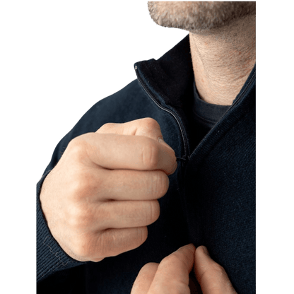 Cozy Earth Men's Quarter Zip Sweater - Sweaters - SwagWear