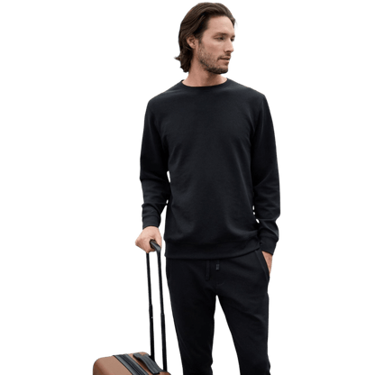 Cozy Earth Men's StretchTech Crewneck - Sweatshirts - SwagWear