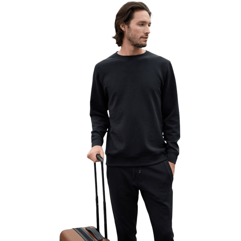 Cozy Earth Men's StretchTech Crewneck - Sweatshirts - SwagWear