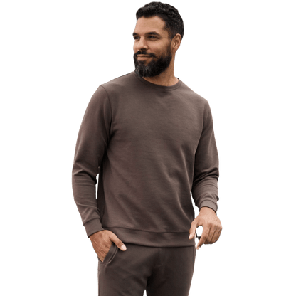 Cozy Earth Men's StretchTech Crewneck - Sweatshirts - SwagWear
