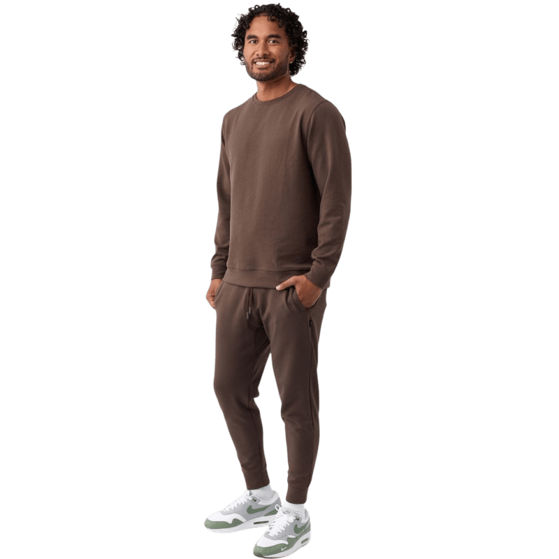 Cozy Earth Men's StretchTech Crewneck - Sweatshirts - SwagWear