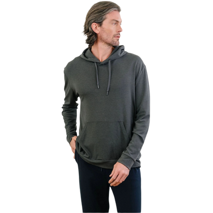 Cozy earth Men’s Ultra-Soft Bamboo Hoodie - Charcoal / S - Hoodies