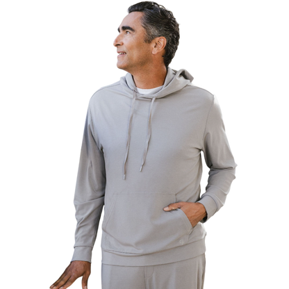 Cozy earth Men’s Ultra-Soft Bamboo Hoodie - Stone / S - Hoodies