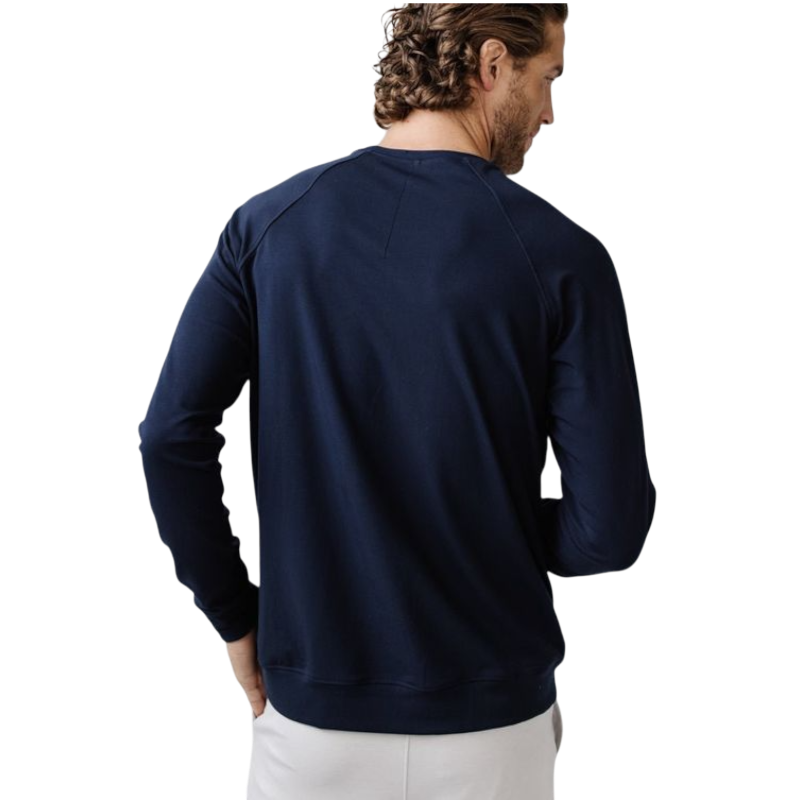 Cozy Earth Men’s Ultra-Soft Bamboo Pullover Crew - Sweatshirts