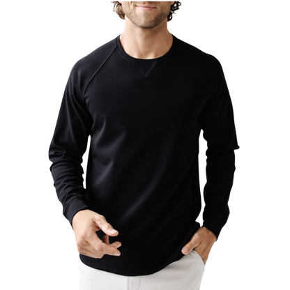Cozy Earth Men’s Ultra-Soft Bamboo Pullover Crew - Sweatshirts