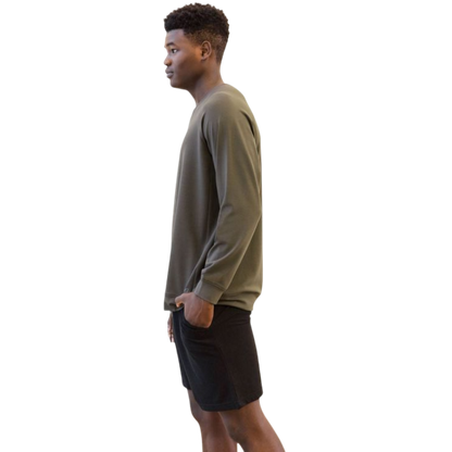 Cozy Earth Men’s Ultra-Soft Bamboo Pullover Crew - Sweatshirts