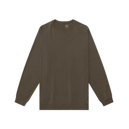 Cozy Earth Men’s Ultra-Soft Bamboo Pullover Crew - Sweatshirts