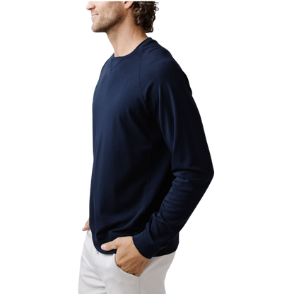 Cozy Earth Men’s Ultra-Soft Bamboo Pullover Crew - Sweatshirts
