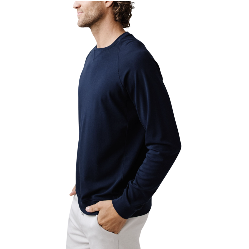 Cozy Earth Men’s Ultra-Soft Bamboo Pullover Crew - Sweatshirts