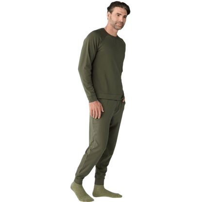 Cozy Earth Men's Ultra-Soft Bamboo Pullover Crew - Sweatshirts - SwagWear
