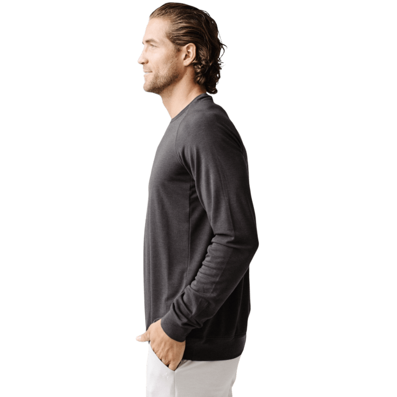 Cozy Earth Men's Ultra-Soft Bamboo Pullover Crew - Sweatshirts - SwagWear