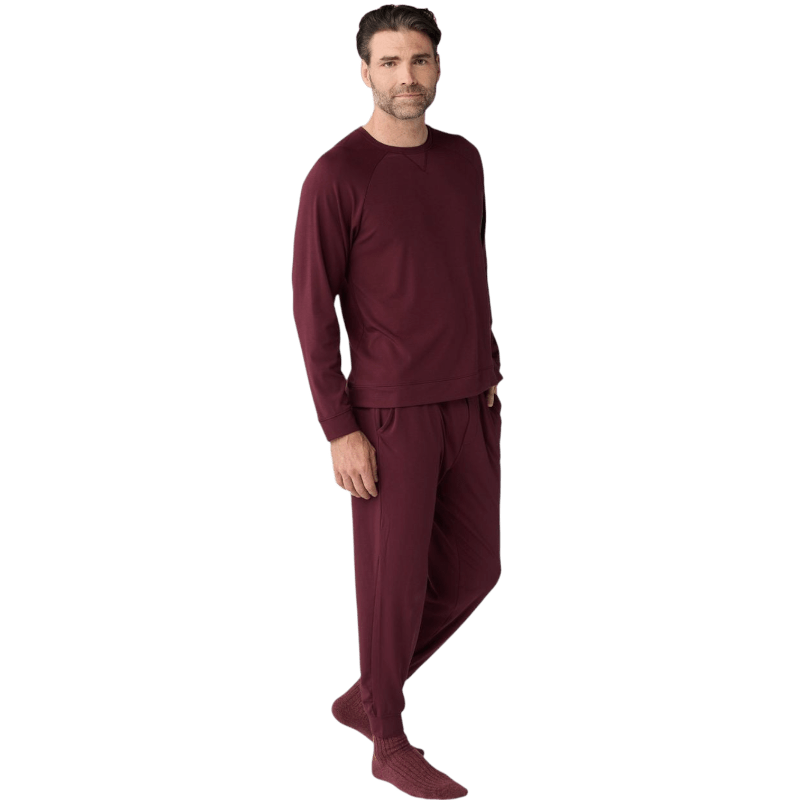 Cozy Earth Men's Ultra-Soft Bamboo Pullover Crew - Sweatshirts - SwagWear
