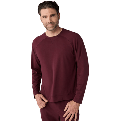 Cozy Earth Men's Ultra-Soft Bamboo Pullover Crew - Sweatshirts - SwagWear