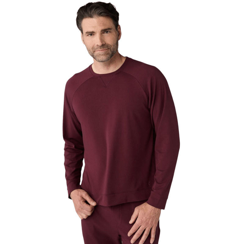 Cozy Earth Men's Ultra-Soft Bamboo Pullover Crew - Sweatshirts - SwagWear