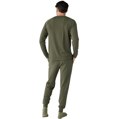 Cozy Earth Men's Ultra-Soft Bamboo Pullover Crew - Sweatshirts - SwagWear