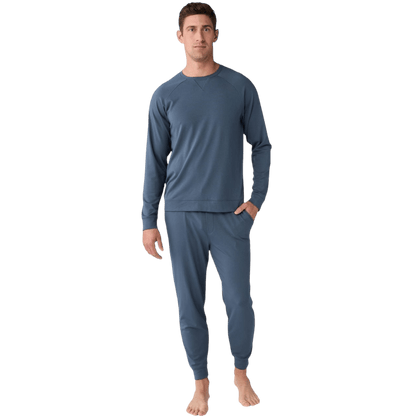 Cozy Earth Men's Ultra-Soft Bamboo Pullover Crew - Sweatshirts - SwagWear