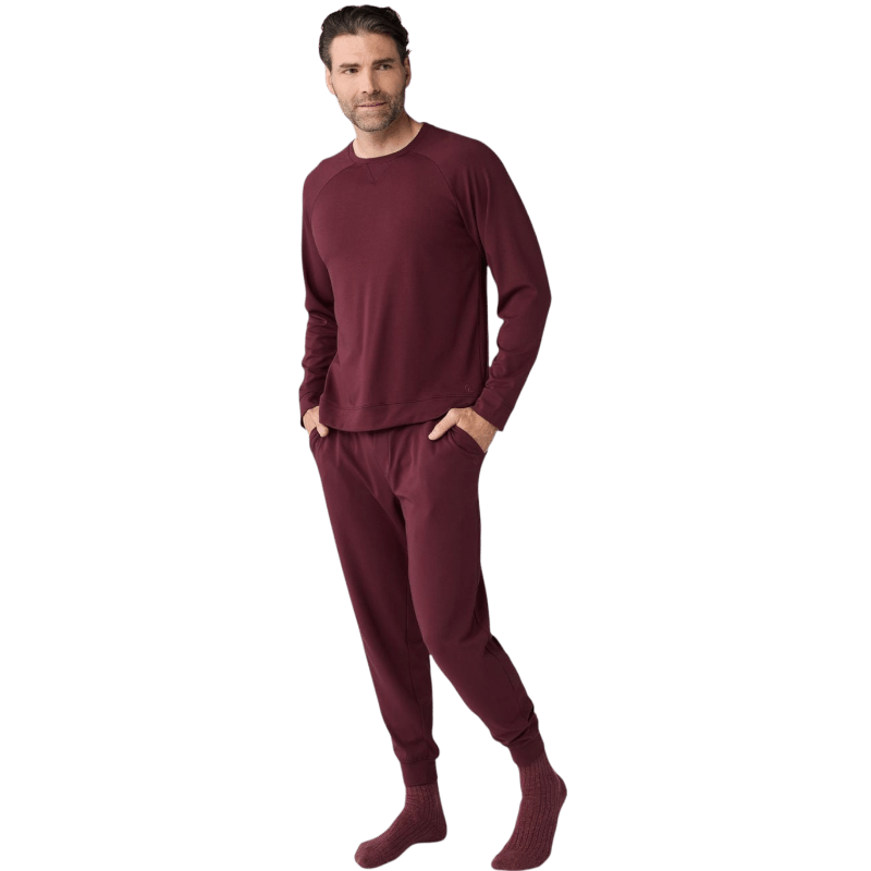 Cozy Earth Men's Ultra-Soft Bamboo Pullover Crew - Sweatshirts - SwagWear