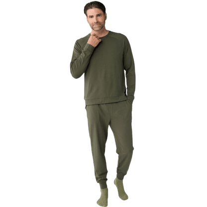 Cozy Earth Men's Ultra-Soft Bamboo Pullover Crew - Sweatshirts - SwagWear