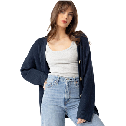 Cozy Earth Oversized Classic Cardigan - Cardigans