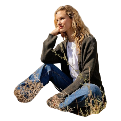 Cozy Earth Oversized Classic Cardigan - Cardigans