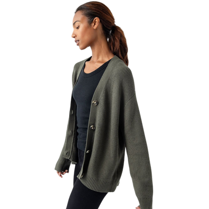 Cozy Earth Oversized Classic Cardigan - Cardigans