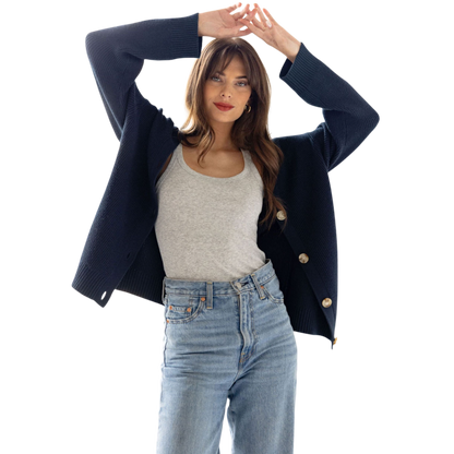 Cozy Earth Oversized Classic Cardigan - Cardigans