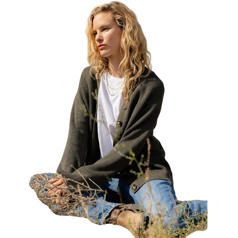 Cozy Earth Oversized Classic Cardigan - Cardigans