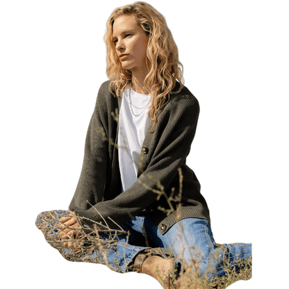 Cozy Earth Oversized Classic Cardigan - Cardigans - SwagWear