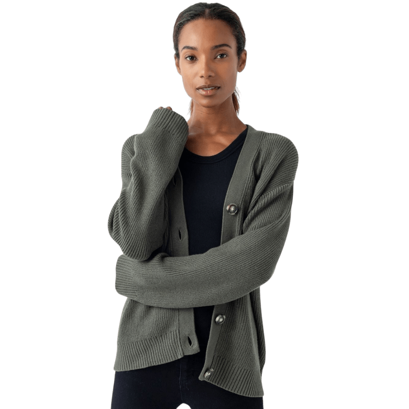 Cozy Earth Oversized Classic Cardigan - Cardigans - SwagWear