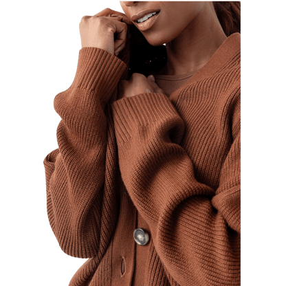 Cozy Earth Oversized Classic Cardigan - Cardigans - SwagWear