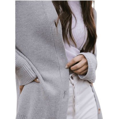 Cozy Earth Oversized Classic Cardigan - Cardigans - SwagWear