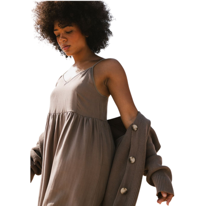 Cozy Earth Oversized Classic Cardigan - Ebony / XS - Cardigans