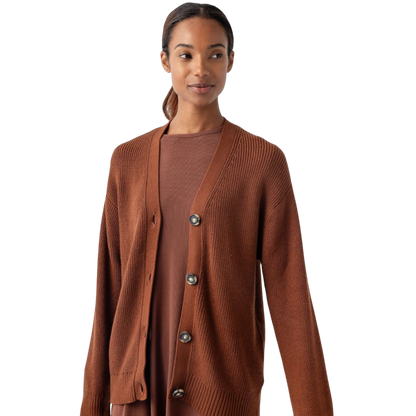 Cozy Earth Oversized Classic Cardigan - Spice / XS - Cardigans