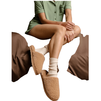 Cozy Earth Puffy Sheep Slipper - Slippers - SwagWear