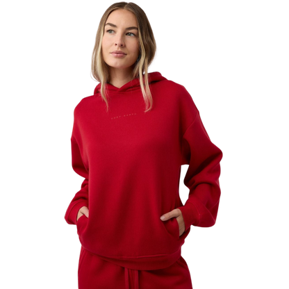 Cozy Earth Women’s CityScape Hoodie - Crimson / XS - Hoodies