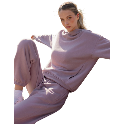 Cozy Earth Women’s CityScape Hoodie - Dusty Orchid / XS - Hoodies