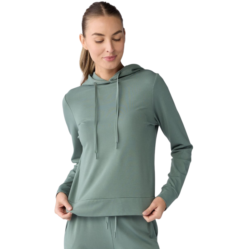 Cozy Earth Women’s Ultra-Soft Bamboo Hoodie - Oakmoss / XS - Hoodies