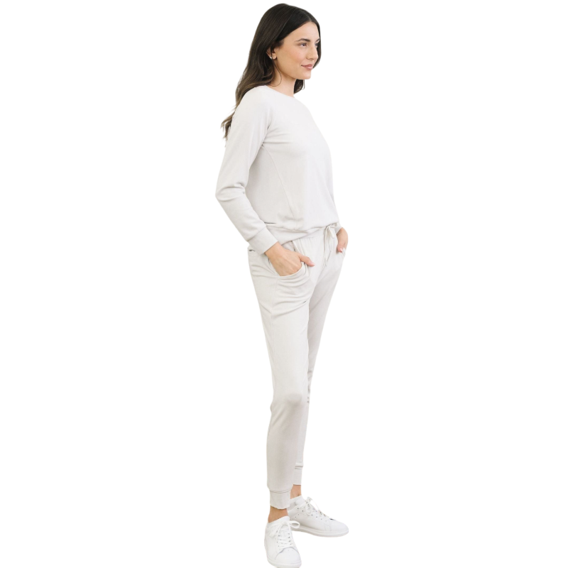 Cozy Earth Women’s Ultra-Soft Bamboo Pullover Crew - Sweatshirts