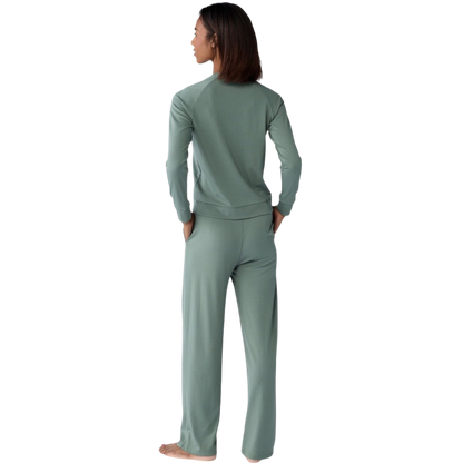 Cozy Earth Women’s Ultra-Soft Bamboo Pullover Crew - Sweatshirts