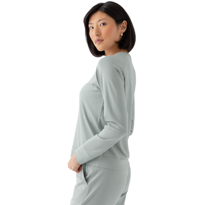 Cozy Earth Women’s Ultra-Soft Bamboo Pullover Crew - Sweatshirts