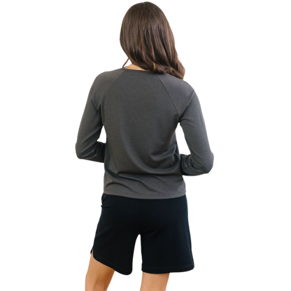Cozy Earth Women’s Ultra-Soft Bamboo Pullover Crew - Sweatshirts